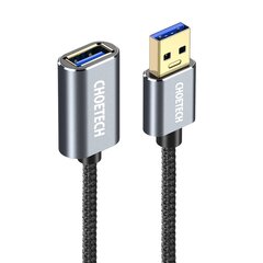 Choetech USB 3.0 (male) - USB 3.0 (female) cable extension 2 m gray (XAA001) цена и информация | Кабели для телефонов | kaup24.ee