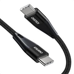 Choetech USB Type C – USB Type C toitekaabel 60W 2m must (XCC-1004-BK) hind ja info | Mobiiltelefonide kaablid | kaup24.ee