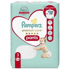 Püksmähkmed Pampers Premium Care suurus 3, 140 tk hind ja info | Mähkmed | kaup24.ee