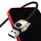 USB-kaabel 3in1 Tigeri baasaasta, USB-mikro-USB / USB-C / Lightning, 3,5A, 1,2m (must) hind ja info | Mobiiltelefonide kaablid | kaup24.ee