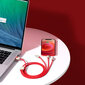 USB-kaabel 3in1 Tigeri baasaasta, USB-mikro-USB / USB-C / Lightning, 3,5A, 1,2m (punane) hind ja info | Mobiiltelefonide kaablid | kaup24.ee