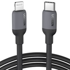 Ugreen kiirlaadimine USB Type C - Lightning kaabel (MFI sertifikaat) C94 kiip Power Delivery 1 m must (US387 20304) цена и информация | Кабели для телефонов | kaup24.ee