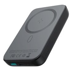 Joyroomi akupank 10000mAh 20W Power Delivery Quick Charge magnetiline juhtmevaba Qi laadija 15W iPhone'ile MagSafe ühilduv must (JR-W020 must) hind ja info | Akupangad | kaup24.ee