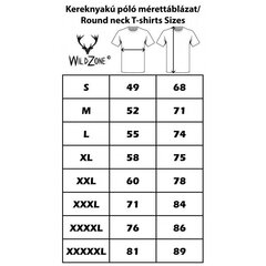 T-särk lühikeste varrukatega metsaelanikega Wildzone hind ja info | Meeste T-särgid | kaup24.ee