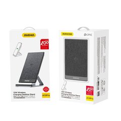 Dudao Fast Wireless Charger With 15W Aluminum Stand Black (A10Pro) цена и информация | Зарядные устройства для телефонов | kaup24.ee