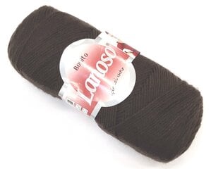Нитки для вязания LANOSO Bonito 100г; цвет темно-коричневый 992 цена и информация | Принадлежности для вязания | kaup24.ee