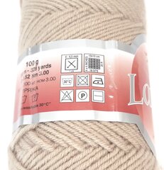 Нитки для вязания LANOSO Bonito 100г; цвет светло-коричневый 995 цена и информация | Принадлежности для вязания | kaup24.ee