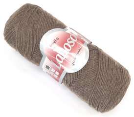 Нитки для вязания LANOSO Bonito 100г; цвет темно-коричневый 909R цена и информация | Принадлежности для вязания | kaup24.ee