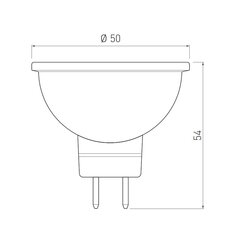 LED pirn, 6 W, MR16, DC12В hind ja info | Lambipirnid, lambid | kaup24.ee