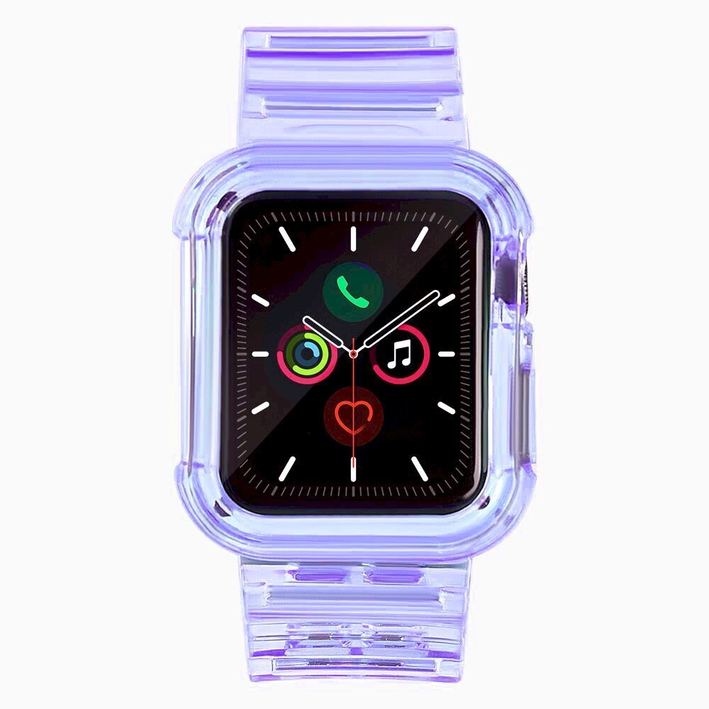 Vahetusrihm Apple Watch 42/44/45mm Fusion Light, lilla hind ja info | Nutikellade ja nutivõrude tarvikud | kaup24.ee