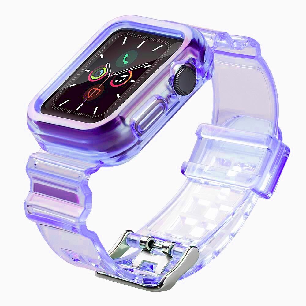 Vahetusrihm Apple Watch 42/44/45mm Fusion Light, lilla hind ja info | Nutikellade ja nutivõrude tarvikud | kaup24.ee