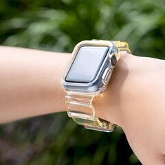 Vahetusrihm Apple Watch 40/42/45 mm Fusion Light, kollane цена и информация | Аксессуары для смарт-часов и браслетов | kaup24.ee