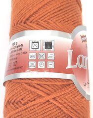 Kudumisniit LANOSO Bonito 100g; värv oranž 936 hind ja info | Kudumistarvikud | kaup24.ee