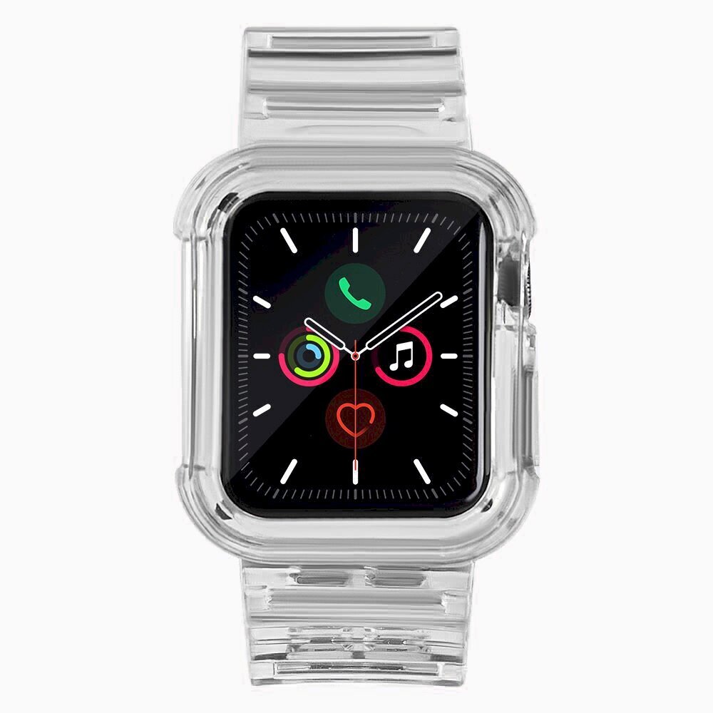 Vahetusrihm Apple Watch 38/40/41 mm Fusion Light, must цена и информация | Nutikellade ja nutivõrude tarvikud | kaup24.ee