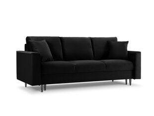 Трехместный диван Mazzini Sofas Cartadera, черный цена и информация | Диваны | kaup24.ee