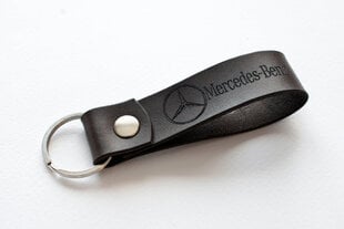 Mercedes-Benz nahast võtmehoidja, tumepruun hind ja info | Originaalsed võtmehoidjad | kaup24.ee