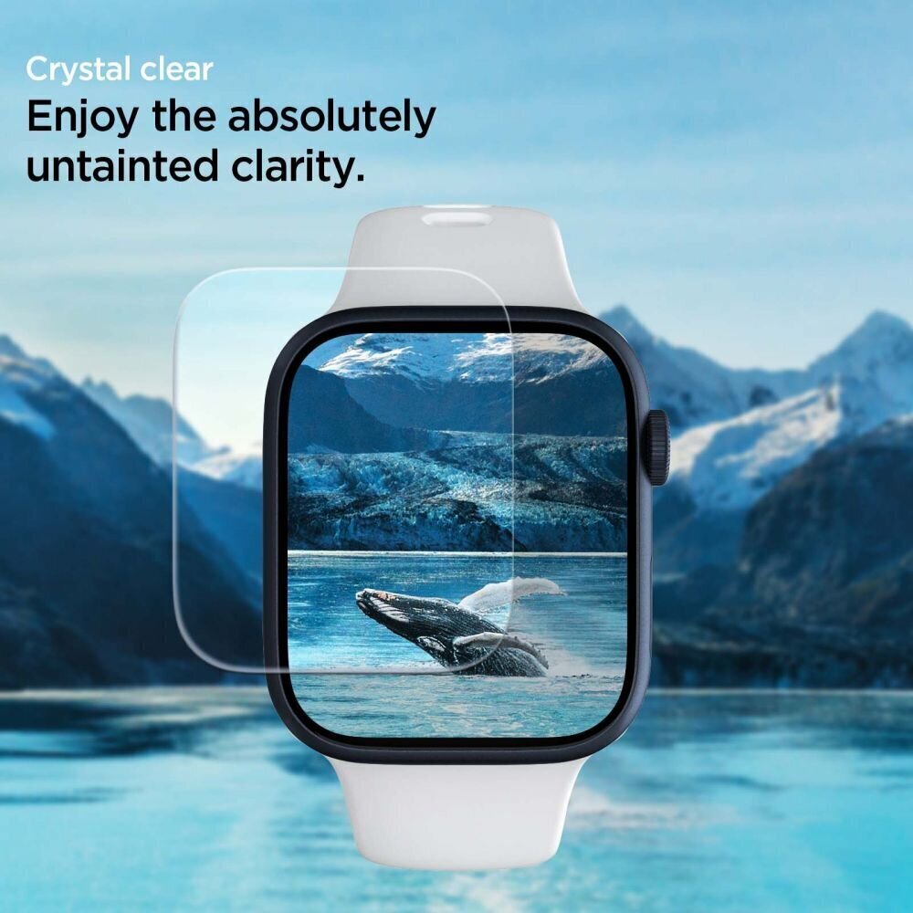 Kaitsekile Spigen Neo Flex HD Apple Watch Series 7 45 mm 3 tk hind ja info | Nutikellade ja nutivõrude tarvikud | kaup24.ee
