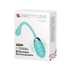 Вибратор Egg Pretty Love Franklin, бирюзовый (Ø 3,6 см) цена и информация | Вибраторы | kaup24.ee