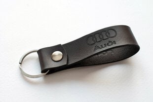 Audi nahast võtmehoidja, tumepruun hind ja info | Originaalsed võtmehoidjad | kaup24.ee