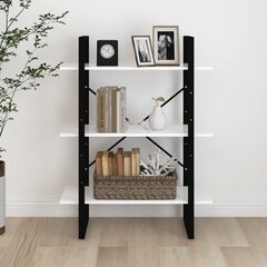 Книжный шкаф ModernHome, 5 полок, белый цена и информация | Полки | kaup24.ee