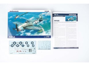 Конструктор Eduard - F6F-3 Weekend edition (Grumman F6F Hellcat), 1/72, 7457 цена и информация | Конструкторы и кубики | kaup24.ee