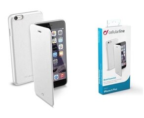 Apple iPhone 6 Plus чехол BOOK ESSEN by Cellular белый цена и информация | Чехлы для телефонов | kaup24.ee