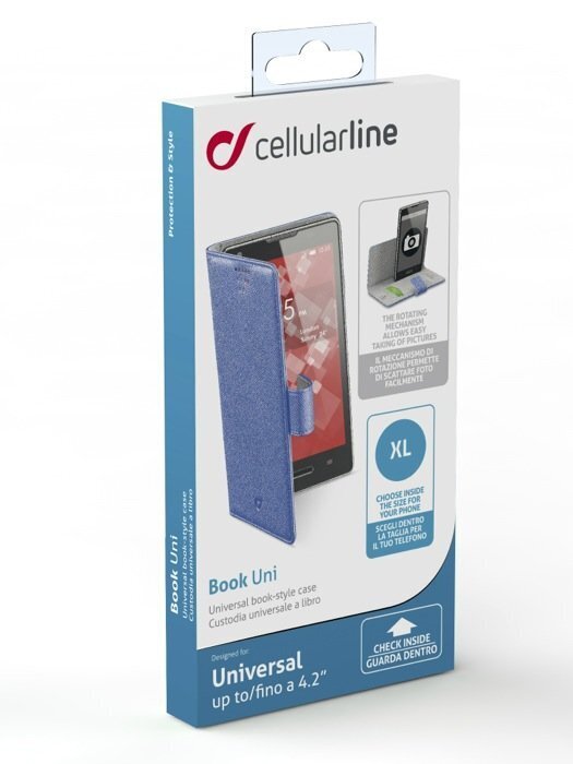 Cellular Line CBOOKUNI1LB Darmowy odbiór w 15 miastach! hind ja info | Telefoni kaaned, ümbrised | kaup24.ee