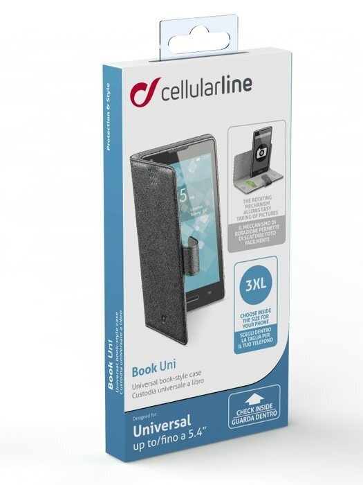 Cellular Line CBOOKUNI3LK Darmowy odbiór w 15 miastach! цена и информация | Telefoni kaaned, ümbrised | kaup24.ee