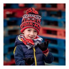 Детская шапка Spiderman, красная цена и информация | Зимняя одежда для детей | kaup24.ee
