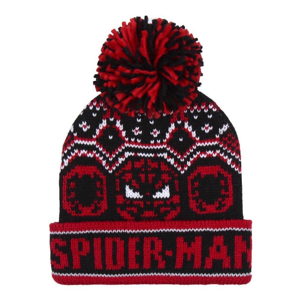 Laste müts Spiderman Punane hind ja info | Laste talveriided | kaup24.ee
