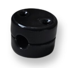Изоляторы керамические, черные, 5 шт (для круглого текстильного кабеля) цена и информация | Выключатели, розетки | kaup24.ee