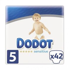 Одноразовые подгузники Sensitive T5 11-16 kg Dodot (42 шт) цена и информация | Косметика для мам и детей | kaup24.ee