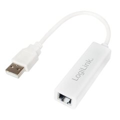 Adapter LogiLink USB 2.0->Ethernet hind ja info | USB jagajad, adapterid | kaup24.ee