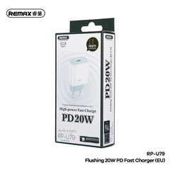 Remax RP-U79, PD + 20W kiirlaadimisadapter Type-C hind ja info | Remax Mobiiltelefonid, foto-, videokaamerad | kaup24.ee