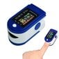 Meditsiinilise sõrme pulsi- ja õhumõõtja oksimeeter hind ja info | Vererõhuaparaadid | kaup24.ee