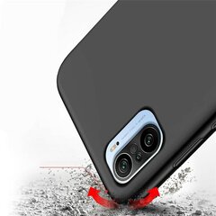 Soft Flexible silikoon telefoniümbris Xiaomi Redmi K40 Pro+ / K40 Pro / K40 / Poco F3 / Mi 11i, must цена и информация | Чехлы для телефонов | kaup24.ee