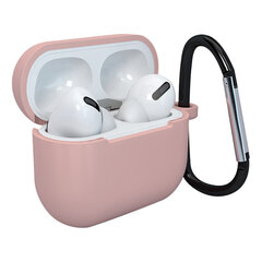 Мягкий силиконовый чехол для наушников Apple AirPods 3 + клип-крючок розовый, чехол D цена и информация | Наушники | kaup24.ee