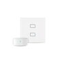 WI-FI SMART LIGHT SWITCH TC3-EU-2 BroadLink (2-channel) with smart hub hind ja info | Valvekaamerad | kaup24.ee