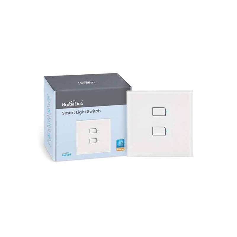 WI-FI SMART LIGHT SWITCH TC3-EU-2 BroadLink (2-channel) цена и информация | Valvekaamerad | kaup24.ee