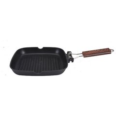 Grill San Ignacio Must Alumiinium (24 x 24 x 3,7 cm) hind ja info | Pannid | kaup24.ee