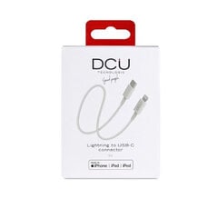 USB-C-Lightning Kaabel iPhone DCU 1 Valge 1 m hind ja info | Mobiiltelefonide kaablid | kaup24.ee