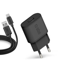 Сетевое зарядное устройство SBS TETRKITMIC1ASTD Micro USB 2.0 1000 мАч цена и информация | Зарядные устройства для телефонов | kaup24.ee