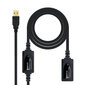 USB Pikendusjuhe NANOCABLE 10.01.0212 10 m цена и информация | USB jagajad, adapterid | kaup24.ee