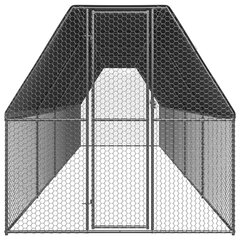 Lauko narvas viščiukams, 2x10x2 m, pilkas hind ja info | Pesakastid, söötjad ja puurid | kaup24.ee