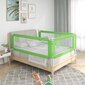 vidaXL Apsauginis turėklas vaiko lovai, žalias, 160x25cm, audinys hind ja info | Laste ohutustarvikud | kaup24.ee