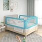 vidaXL Apsauginis turėklas vaiko lovai, mėlynas, 150x25cm, audinys hind ja info | Laste ohutustarvikud | kaup24.ee