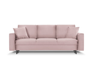 Трехместный диван Mazzini Sofas Cartadera, розовый/черный цена и информация | Диваны | kaup24.ee