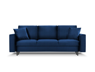 Трехместный диван Mazzini Sofas Cartadera, синий/черный цена и информация | Диваны | kaup24.ee