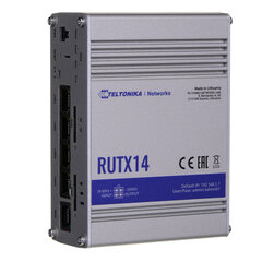Маршрутизатор Teltonika RUTX14 цена и информация | Маршрутизаторы (роутеры) | kaup24.ee