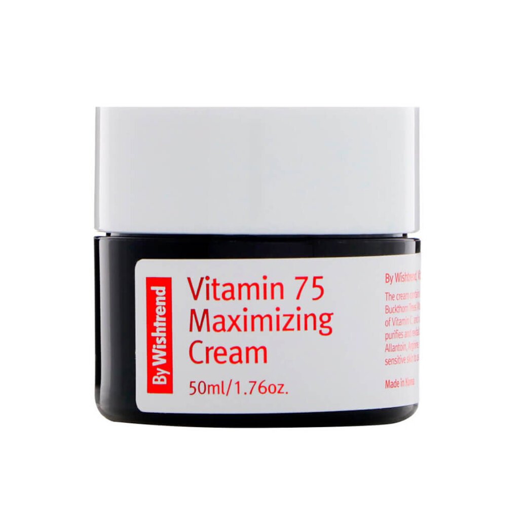 Niisutav näokreem By Wishtrend Vitamin 75 Maximizing Cream 50m цена и информация | Näokreemid | kaup24.ee